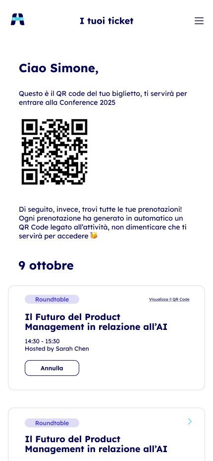 I tuoi ticket